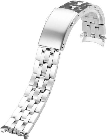 اي ستراب سوار معدني صلب بطرف منحني من الستانلس ستيل مقاس 19 ملم لسيارة تيسو بي ار سي 200 لو لوكل in Kuwait