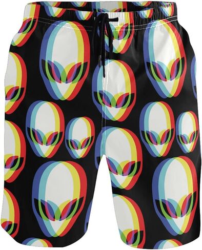 Men's Swim Trunks Retro Horse Desert Cowboys Summer Beach Shorts Quick Dry Bathing Suits with Mesh Lining in Saudi Arabia