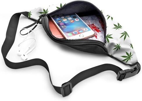 Weed Leaf Fanny Pack Sport Casual Waist Pack For Women Men Fashionable in Kuwait