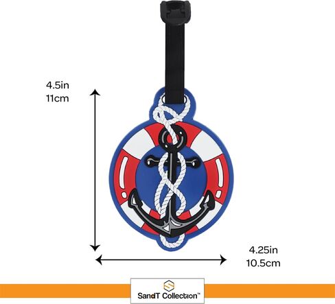 Summer Vacation Luggage Tag Suitcase ID (Smiling Shell) in Kuwait