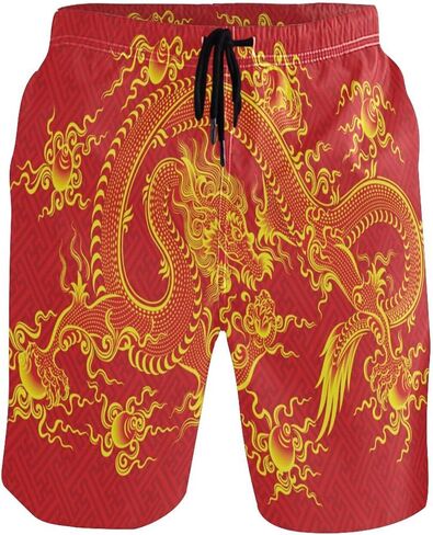 Men's Swim Trunks Retro Horse Desert Cowboys Summer Beach Shorts Quick Dry Bathing Suits with Mesh Lining in Saudi Arabia