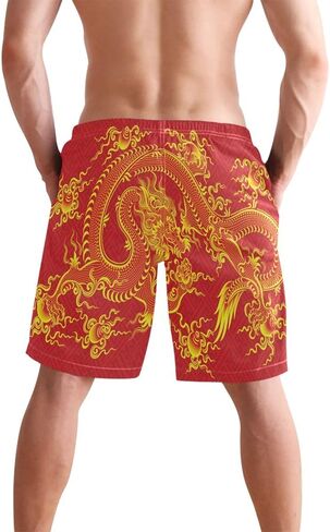 Men's Swim Trunks Retro Horse Desert Cowboys Summer Beach Shorts Quick Dry Bathing Suits with Mesh Lining in Saudi Arabia