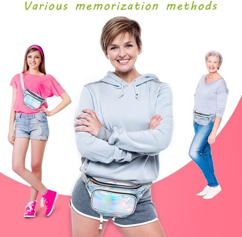Fanny Packs for Women Waterproof Belt Bag Shiny PU Fanny Pack for Hiking, Running, Travel, Cycling and Casual Waist Bag in Saudi Arabia