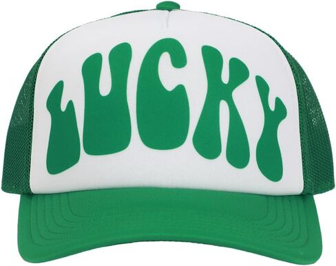 Bioworld St. Patrick’s Day Lucky White & Green Foam Trucker Hat in Saudi Arabia