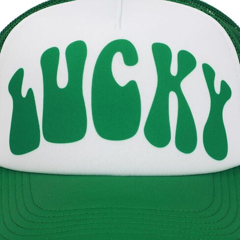 Bioworld St. Patrick’s Day Lucky White & Green Foam Trucker Hat in Saudi Arabia