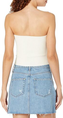 The Drop Women's Collette Strapless Cropped Sweater in Saudi Arabia