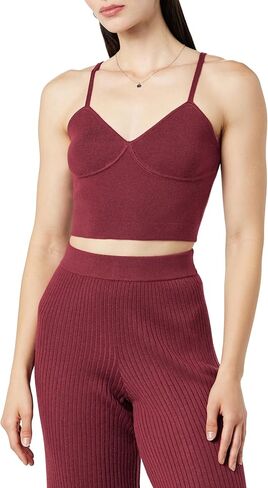 The Drop Women's Catalina Sweater Bralette in Saudi Arabia