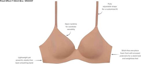 Wacoal Women's Final Effect Underwire T-Shirt Bra in Saudi Arabia