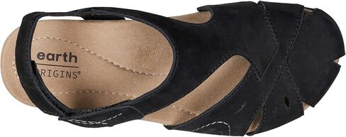 Earth Origins Women’s Birdine Sandal, Black II, 7 W US in Kuwait