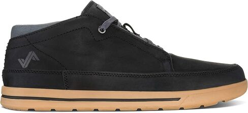 Forsake Phil Chukka - Men's Casual Leather Mid-Top (9.5 D(M), Black) in Kuwait