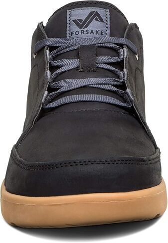 Forsake Phil Chukka - Men's Casual Leather Mid-Top (9.5 D(M), Black) in Kuwait