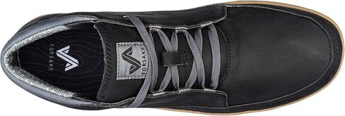 Forsake Phil Chukka - Men's Casual Leather Mid-Top (9.5 D(M), Black) in Kuwait