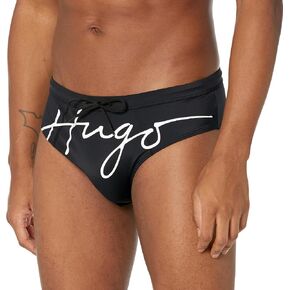 HUGO Men's Standard Script Logo Swim Briefs in Saudi Arabia