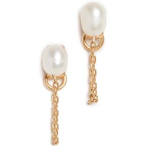 أقراط سلسلة من لؤلؤ المياه العذبة للنساء من Madewell in Kuwait