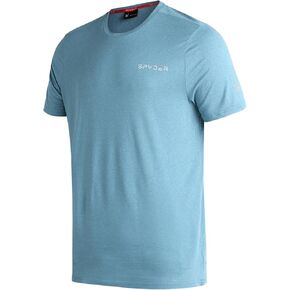 Spyder Men's Active Shirt - Fitted Short Sleeve Crewneck Performance Training Shirt - Dry Fit Workout Shirt for Men (S-XL)