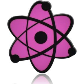 Atomic Symbol Hard Enamel Lapel Pin in Saudi Arabia
