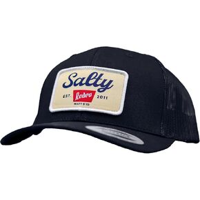 Salty Rodeo 12Oz Hat - Low Crown Black Yupoong Snapback Western Wear Snapback - One Size Fits Most in Saudi Arabia