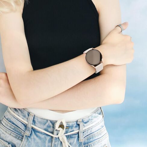 حزام ساعة Vancle من السيليكون سريع الإصدار 20 مم 22 مم، حزام ساعة بديل رياضي ناعم ومسامي لساعة سامسونج جالاكسي 40 مم 44 مم in Kuwait