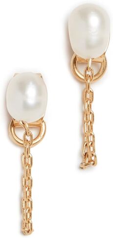 أقراط سلسلة من لؤلؤ المياه العذبة للنساء من Madewell in Kuwait