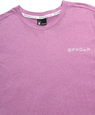 قميص Spyder الرجالي النشط - قميص تدريب الأداء ذو ​​أكمام قصيرة وفتحة رقبة مستديرة - قميص تمرين جاف للرجال (S-XL) in Kuwait