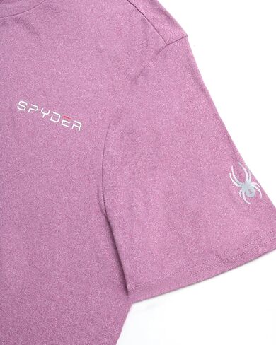 قميص Spyder الرجالي النشط - قميص تدريب الأداء ذو ​​أكمام قصيرة وفتحة رقبة مستديرة - قميص تمرين جاف للرجال (S-XL) in Kuwait