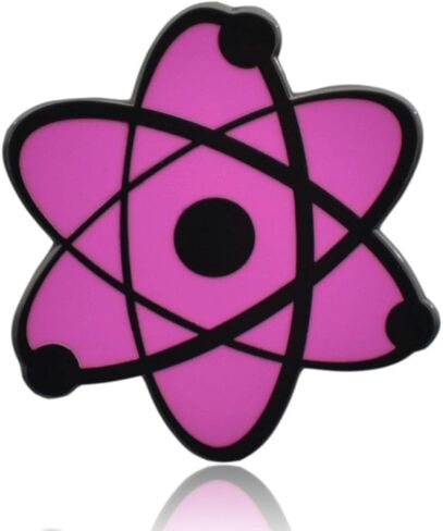 Atomic Symbol Hard Enamel Lapel Pin in Saudi Arabia