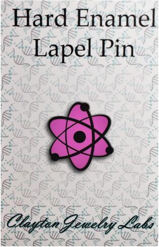 Atomic Symbol Hard Enamel Lapel Pin in Saudi Arabia