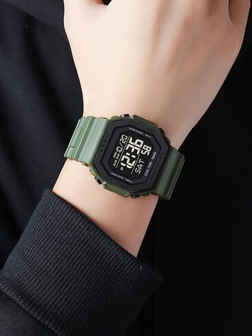 PASOY Fashion Watches for Men and Women Unisex Summer Digital Backlight Casual Waterproof Outdoor Sports Swim Colorful Rubber Watch Reloj in Saudi Arabia
