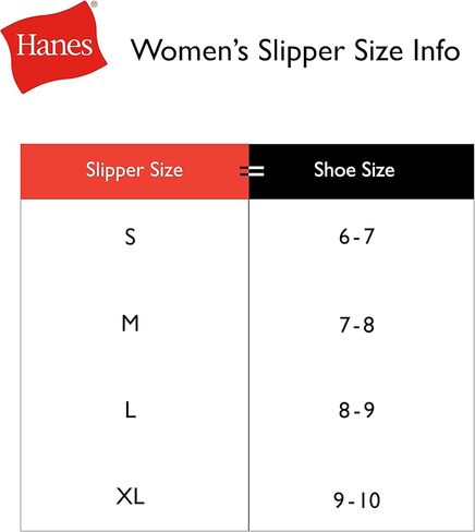 Hanes womens Comfort Cotton on Scuff With Memory Foam and Anti-skid Sole Slipper in Saudi Arabia