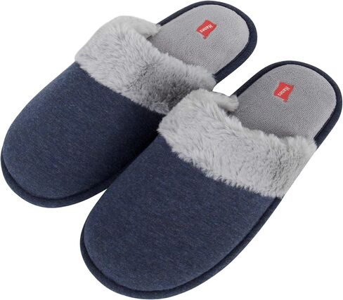 Hanes womens Comfort Cotton on Scuff With Memory Foam and Anti-skid Sole Slipper in Saudi Arabia