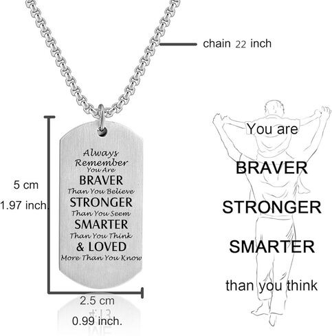 VI.SPORT Bible Verse Basketball Player Number 11 Dog Tag Pendant Necklace Religious Philippians 4:13 I Can Do All Things (You are Braver 23) in Saudi Arabia