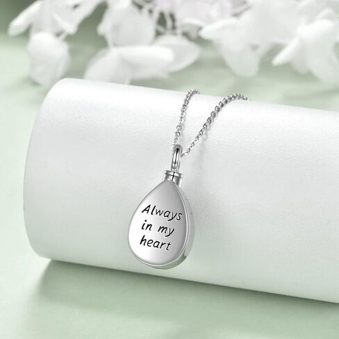 ONEFINITY Sterling Silver Always in My Heart Owl Urn Necklace for Ashes Owl Cremation Jewelry for Ashes of Loved Ones Keepsake Jewelry in Saudi Arabia