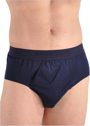 Bresciani Supremo Reale 2x2 Egyptian Cotton Italian-Made Open Fly Brief in Saudi Arabia