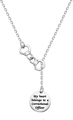 HOLLP Correctional Officer Wife Keychain Bracelet Gift For Correctional Officer Mom Wife Daughter Police Officer Gift in Saudi Arabia