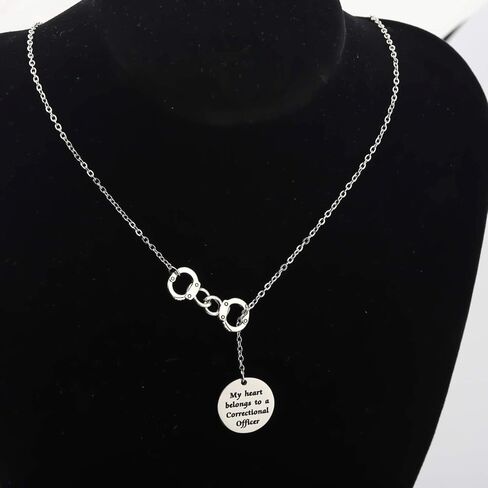 HOLLP Correctional Officer Wife Keychain Bracelet Gift For Correctional Officer Mom Wife Daughter Police Officer Gift in Saudi Arabia