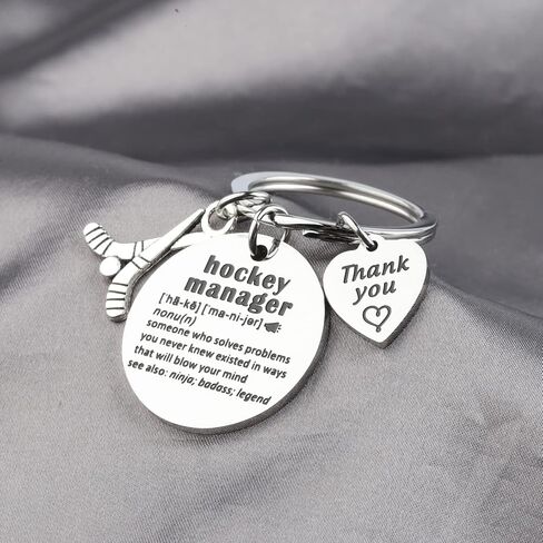 ENSIANTH Hockey Manager Gift Appreciation Gift Hockey Team Gift Hockey Players Gift Field Hockey Coach Keychain in Saudi Arabia