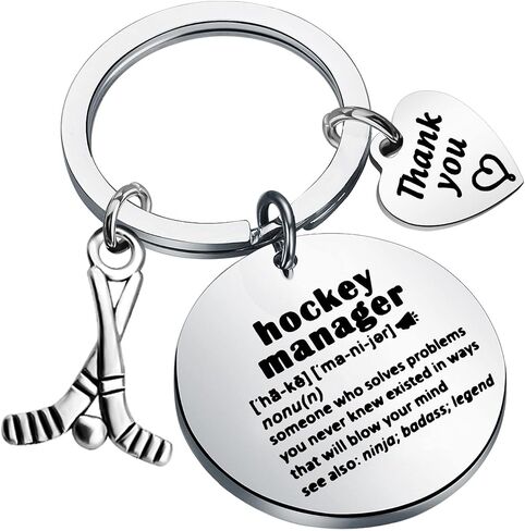 ENSIANTH Hockey Manager Gift Appreciation Gift Hockey Team Gift Hockey Players Gift Field Hockey Coach Keychain in Saudi Arabia