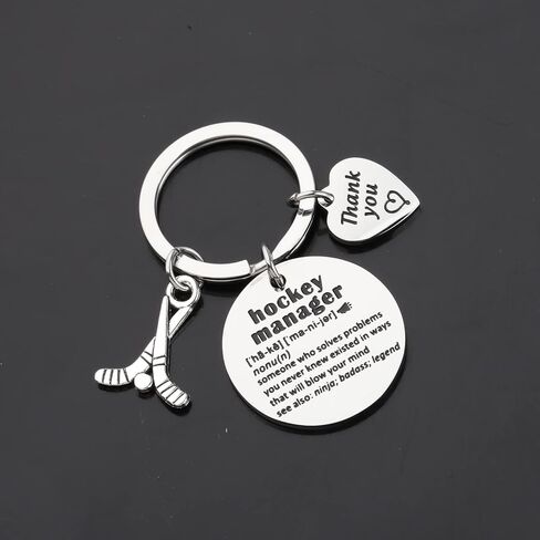 ENSIANTH Hockey Manager Gift Appreciation Gift Hockey Team Gift Hockey Players Gift Field Hockey Coach Keychain in Saudi Arabia
