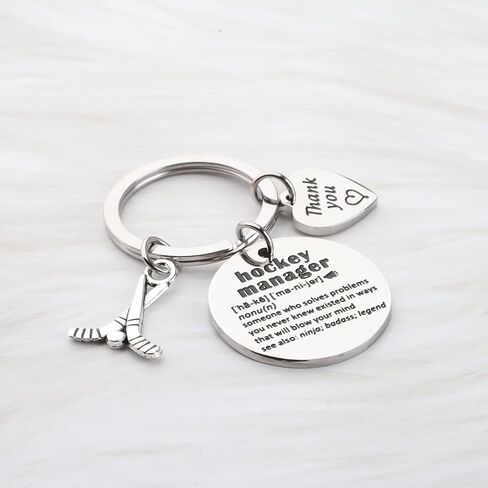 ENSIANTH Hockey Manager Gift Appreciation Gift Hockey Team Gift Hockey Players Gift Field Hockey Coach Keychain in Saudi Arabia