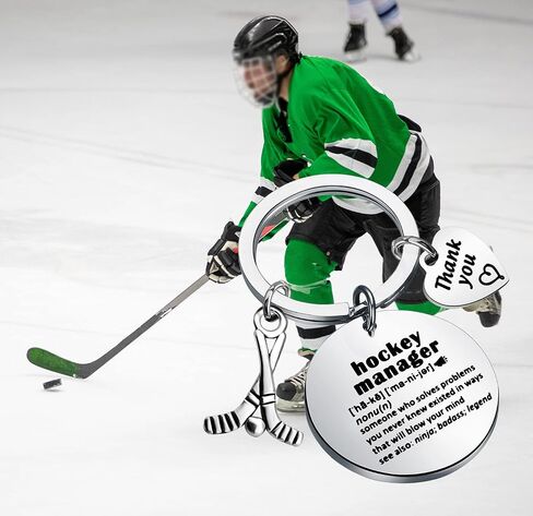 ENSIANTH Hockey Manager Gift Appreciation Gift Hockey Team Gift Hockey Players Gift Field Hockey Coach Keychain in Saudi Arabia
