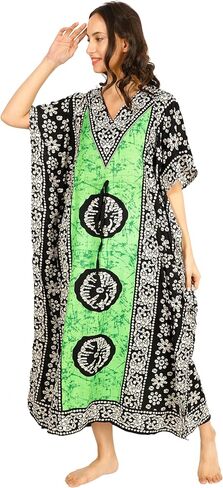 سترة قفطان للسيدات من Tengru كيمونو ماكسي للنساء Dashiki قفطان أفريقي مقاس كبير كيمونو للفتيات في أي مناسبة in Kuwait