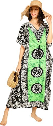 سترة قفطان للسيدات من Tengru كيمونو ماكسي للنساء Dashiki قفطان أفريقي مقاس كبير كيمونو للفتيات في أي مناسبة in Kuwait