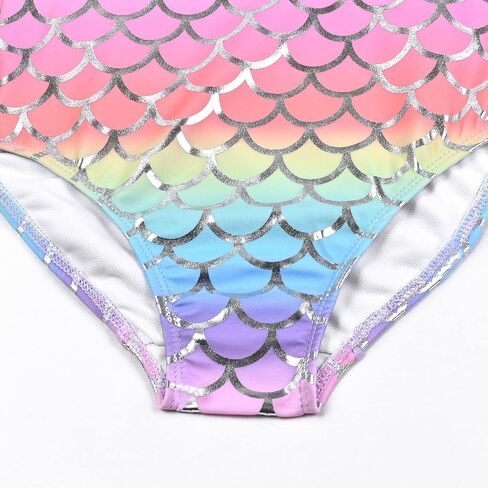 Girls Unicorn Swimsuits One Piece Swimwear Bathing Suits Rash Guard UPF 50+ in Saudi Arabia