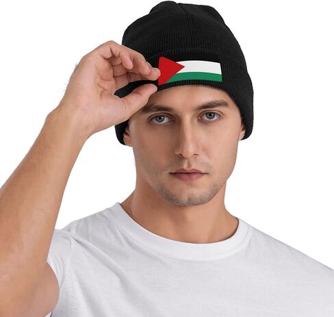 ASYG Cute Flag Hats Men Women Slouchy Beanie Hat Winter Knit Caps Soft Ski Hats Unisex in Saudi Arabia