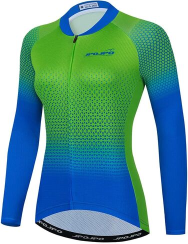Hotlion Cycling Jersey Long Sleeve Women's Team Bike Shirts Autumn Bicycle Clothing Tops CU1 in Saudi Arabia