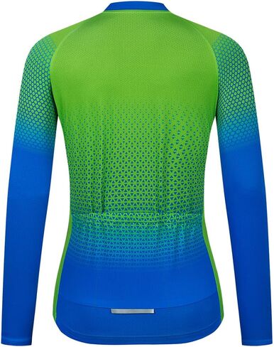 Hotlion Cycling Jersey Long Sleeve Women's Team Bike Shirts Autumn Bicycle Clothing Tops CU1 in Saudi Arabia