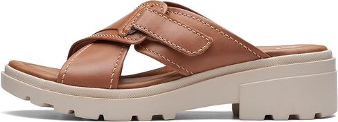 Clarks Women's Coast Cross Slide Sandal in Saudi Arabia