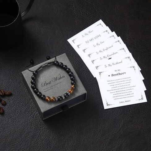 إلى ابني سوار من أمي مع اقتباسات الحب الملهمة، هدايا الابن من أمي أبي الأم، سوار الأولاد لابن في سن المراهقة، تأكيد التخرج عيد ميلاد عيد الفصح هدايا عيد الميلاد للابن في سن المراهقة الأولاد in Kuwait