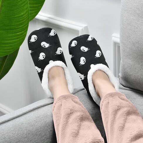Red Black Buffalo Plaid House Spa Slippers Merry Christmas Home Slipper Soft Memory Foam Slipper Non Slip for Travel Women Men Hotel Bedroom Womens Mens Shoes Slippers in Kuwait