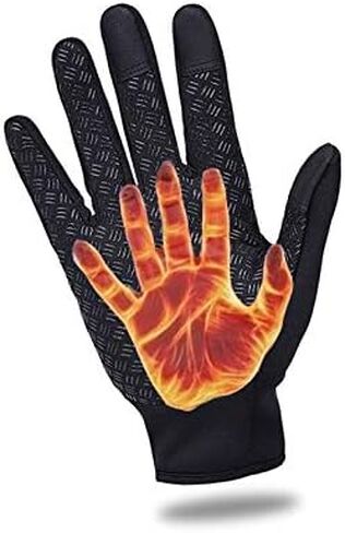 قفازات دافئة للشتاء شاشة تعمل باللمس لركوب الدراجات ، قفازات ثيرمال الرائعة الممتازة المقاومة للرياح ، الرياضة في الهواء الطلق in Kuwait